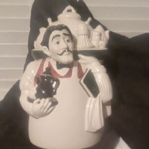 Vintage French Waiter Cookie Jar